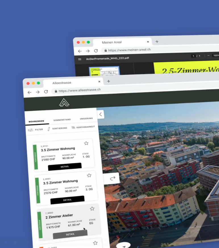Eine Auswahl von Projekten, welche die Webagentur umgesetzt hat.