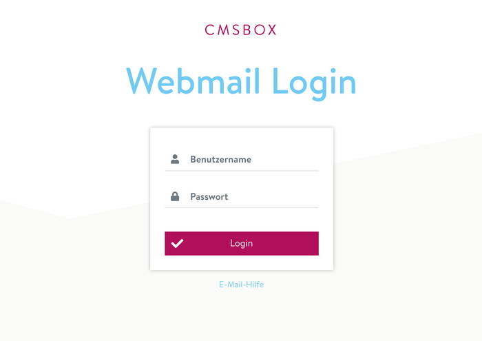 Cmsbox Webmail in neuem Kleid